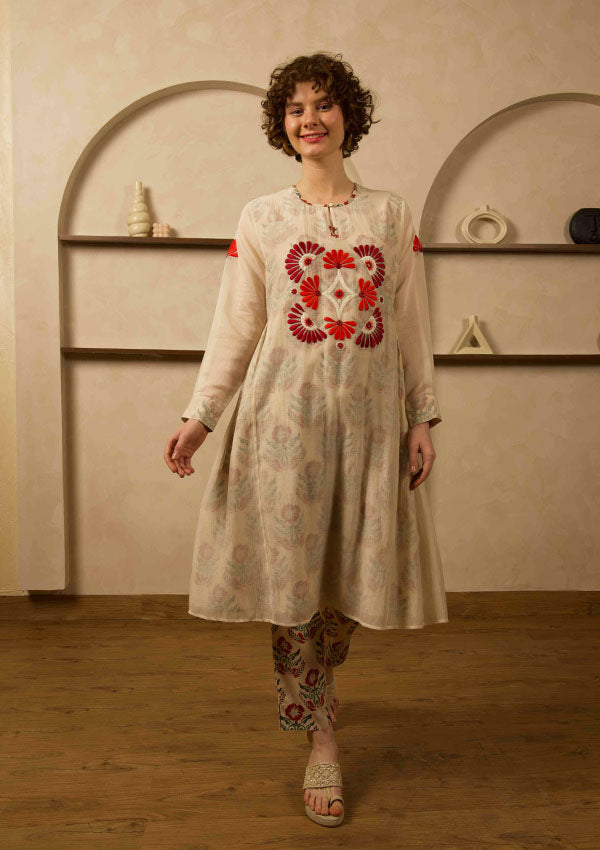 Folk Embroidered Co-ord Set