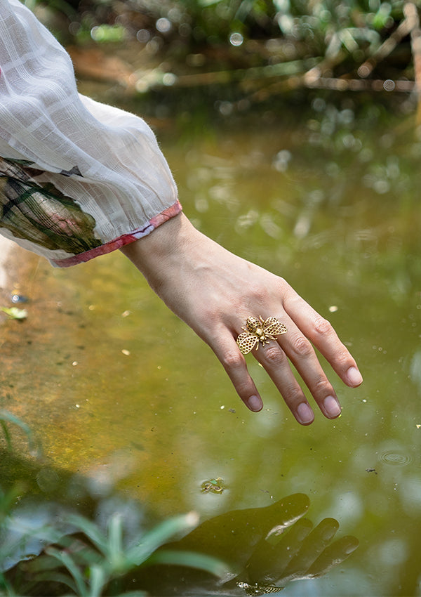 Brass Bug Ring