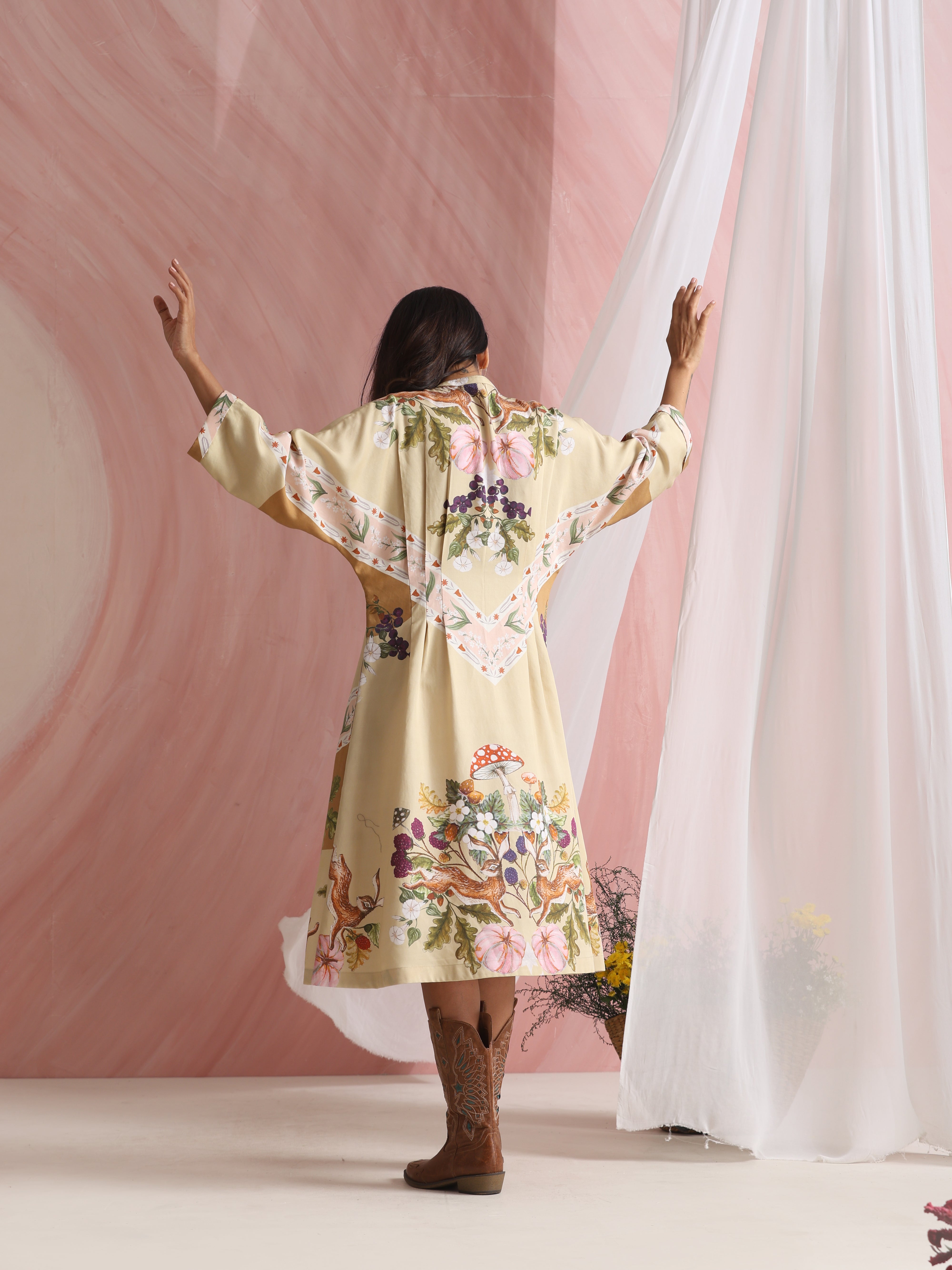 Twilight Pleat Dress