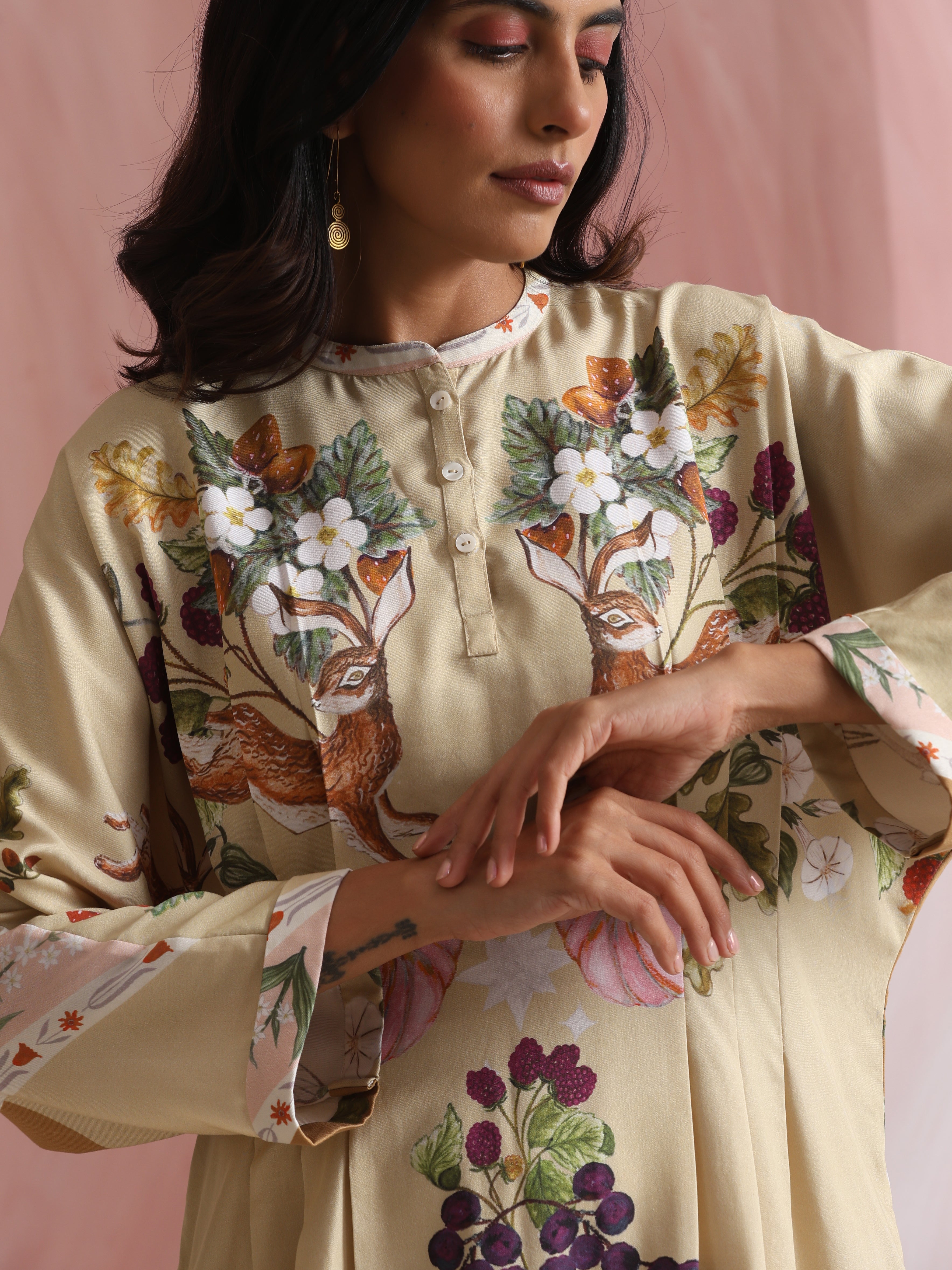 Twilight Pleat Dress