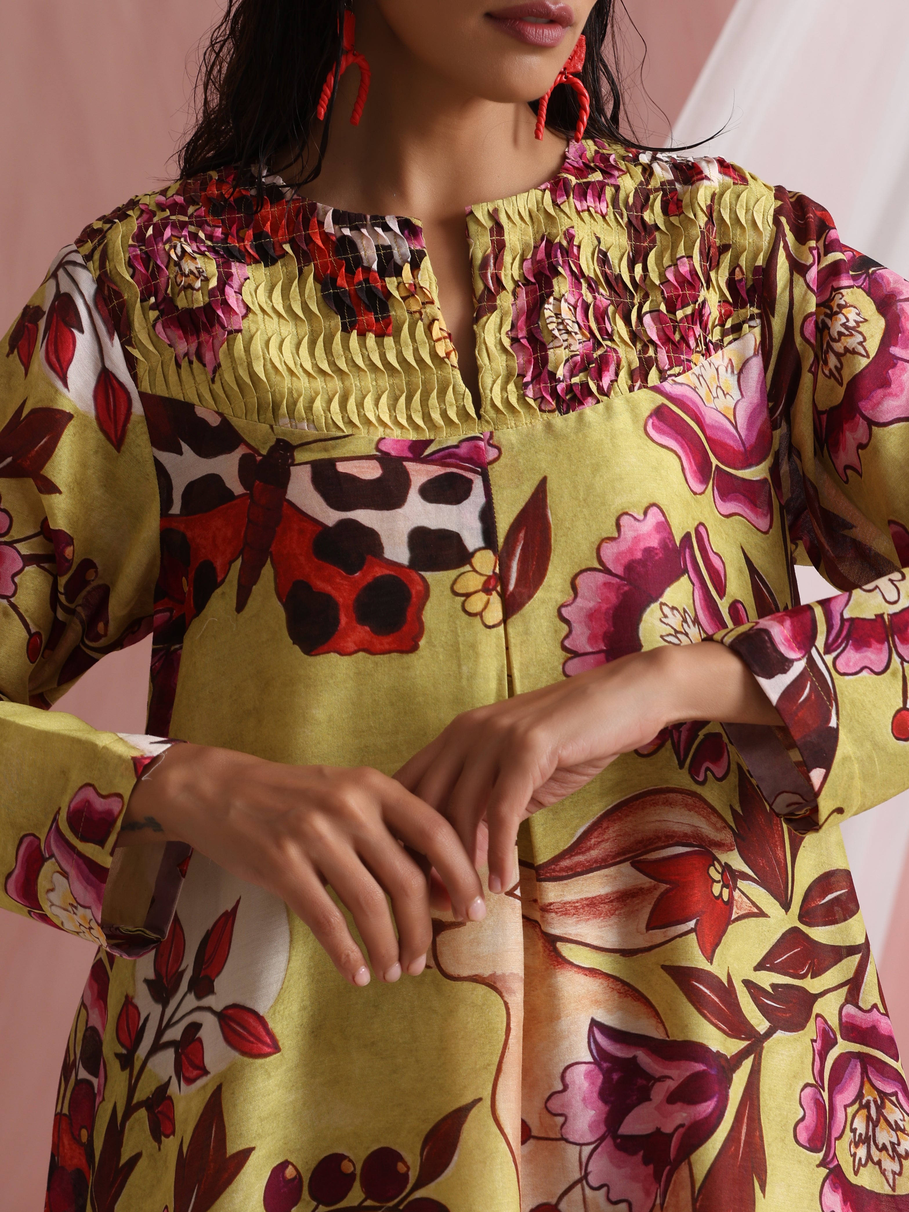 Cinder Chanderi Tunic Set of 2