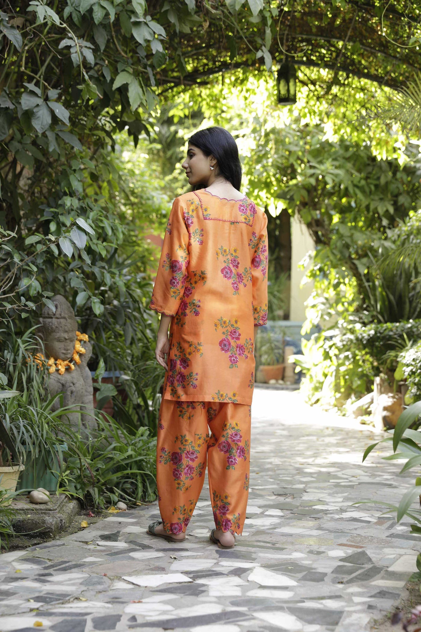 Tangerine Kurta