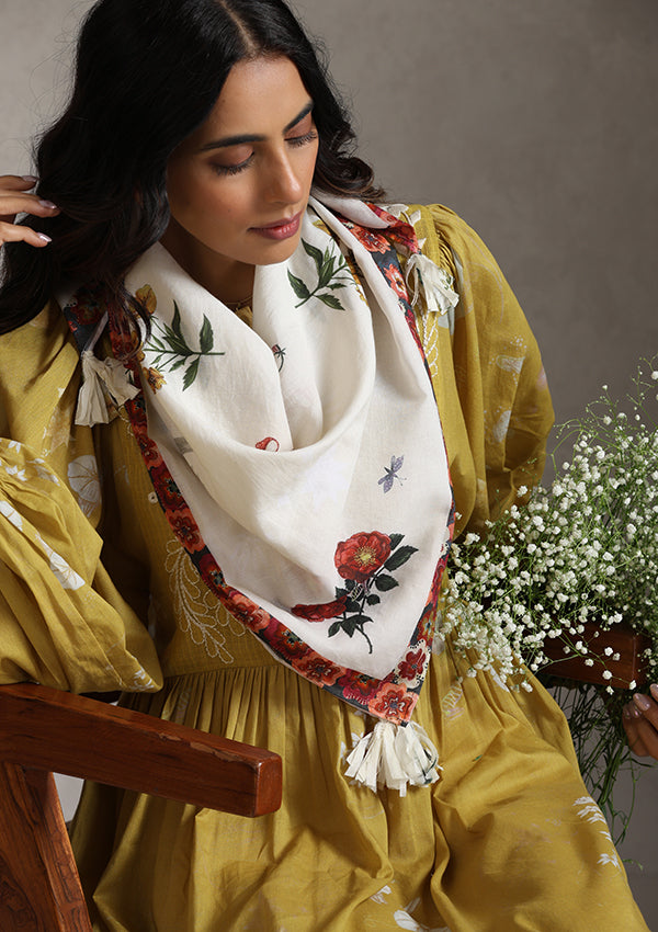 Botanical Printed Scarf