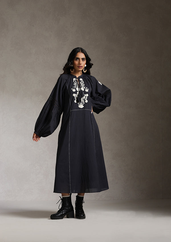 Star Peasant Dress