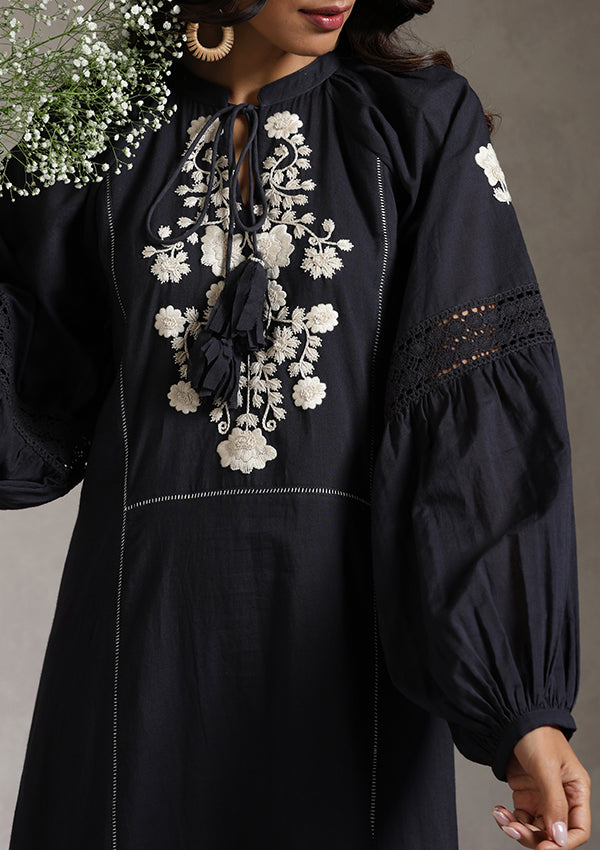 Star Peasant Dress