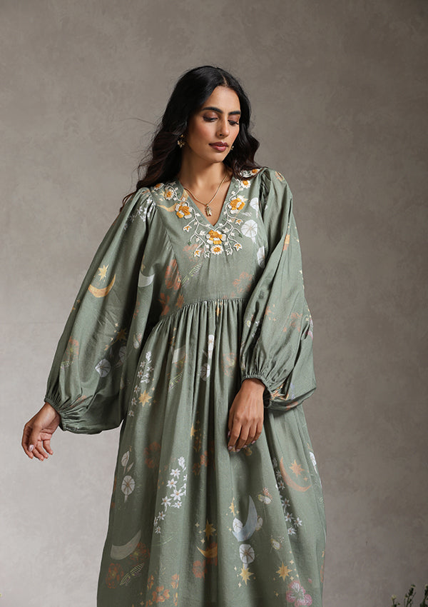 Sage Noorah Dress