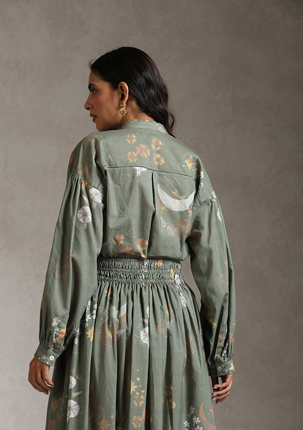 Sage Enchanted Garden Skirt Set