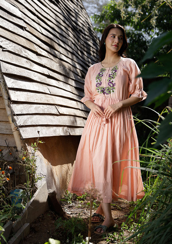 Dusty Pink Mallow Dress