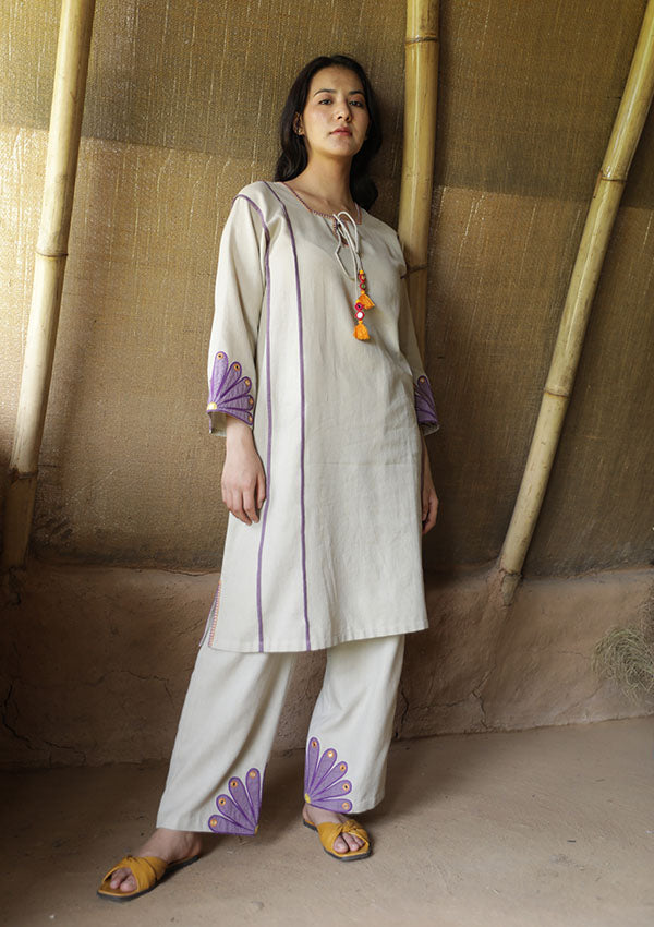 Sand Kalidar Co-ord Set