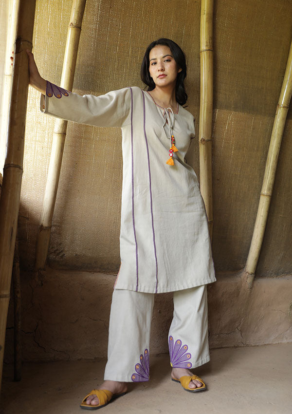 Sand Kalidar Co-ord Set