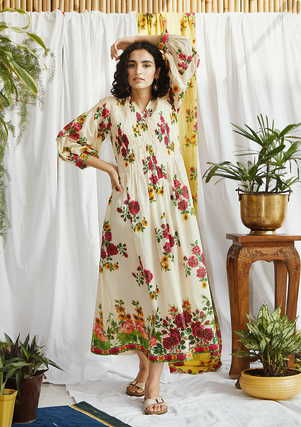 Blossom Smock Dress