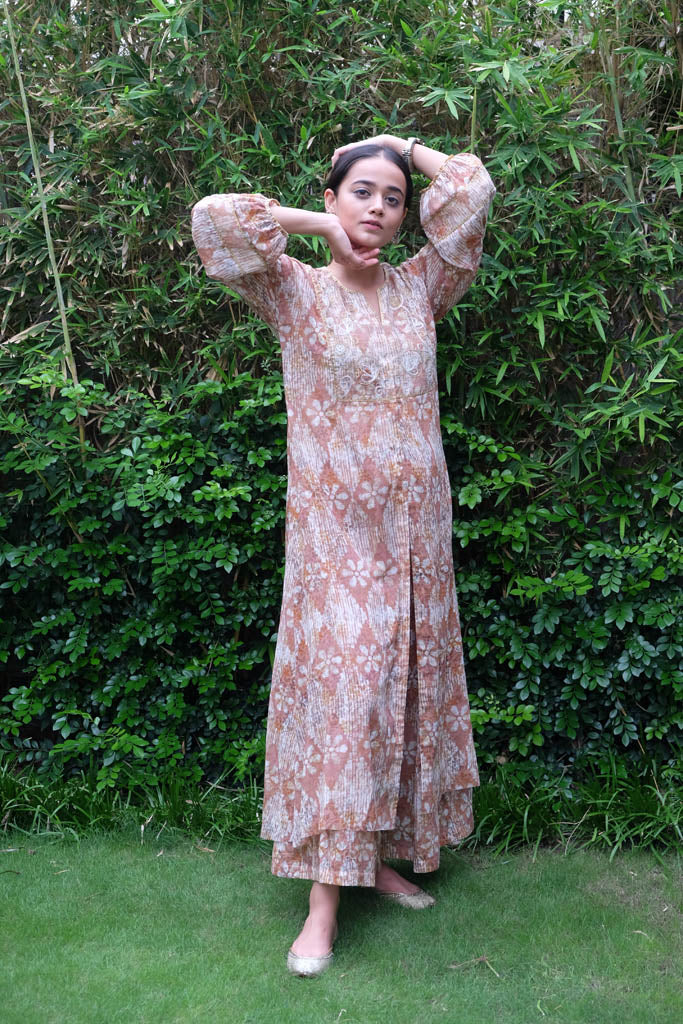 Batik Peasant Tunic - shopraiman