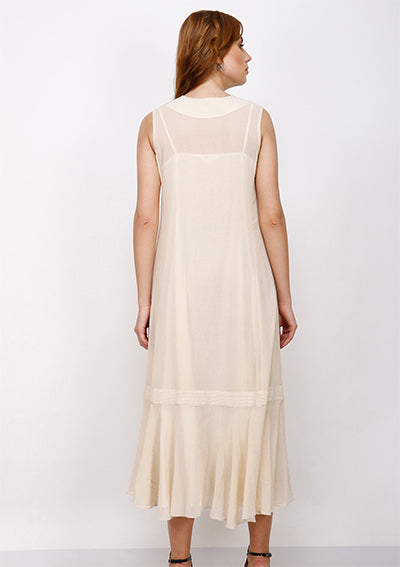 Blush Applique Frill Dress