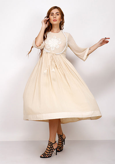 Blush appliue Magnolia dress