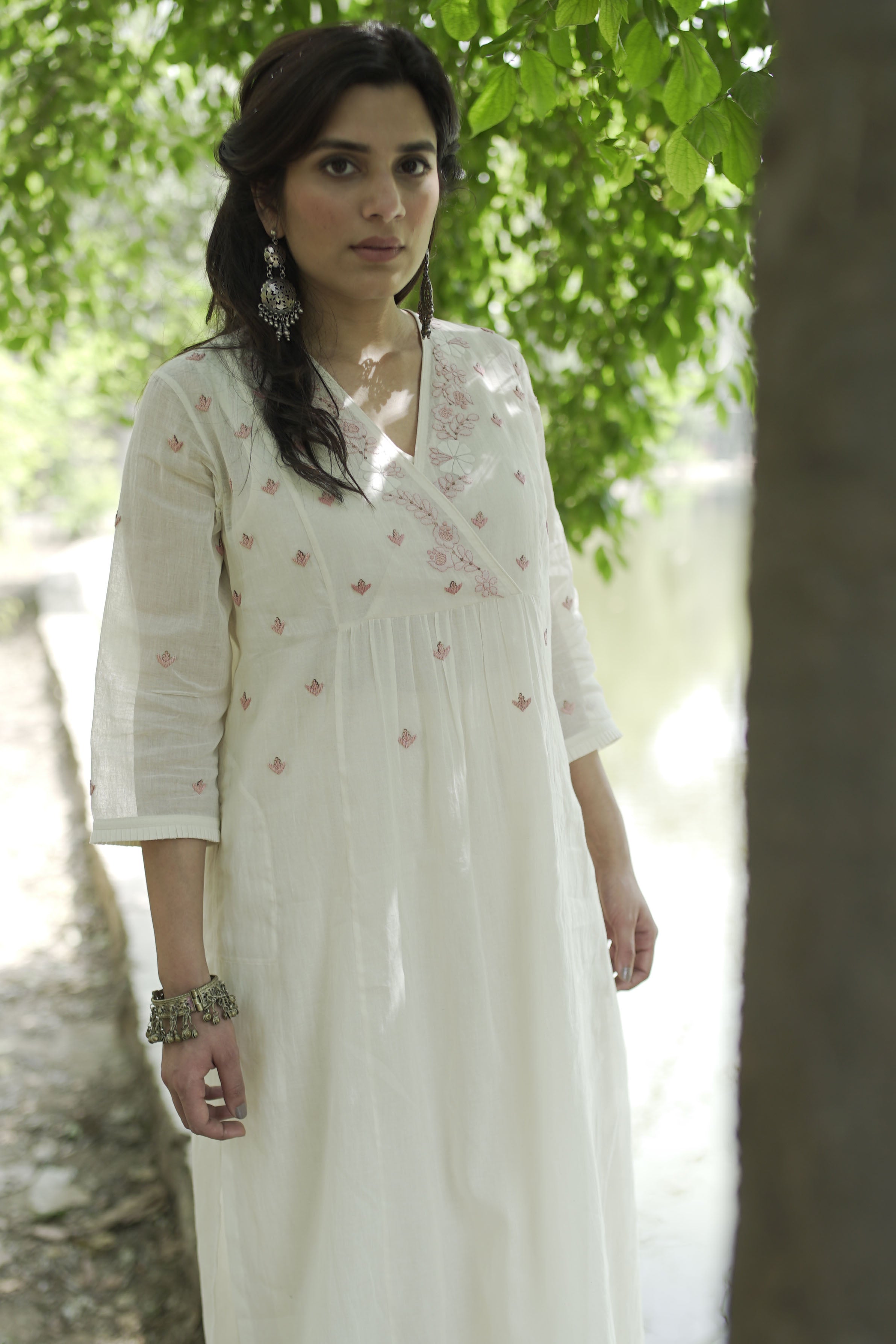 Kora- Pink Yoke Tunic