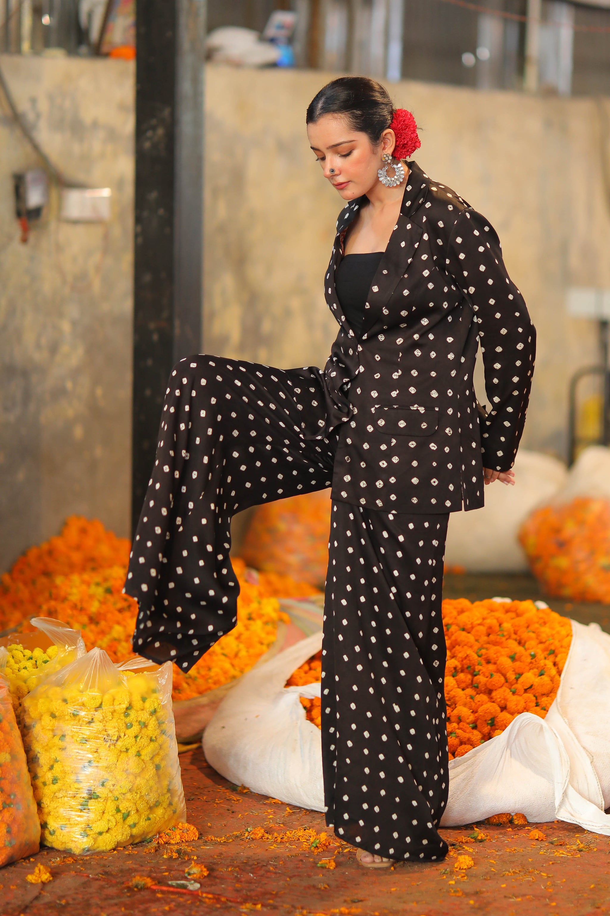 bandhej shawls