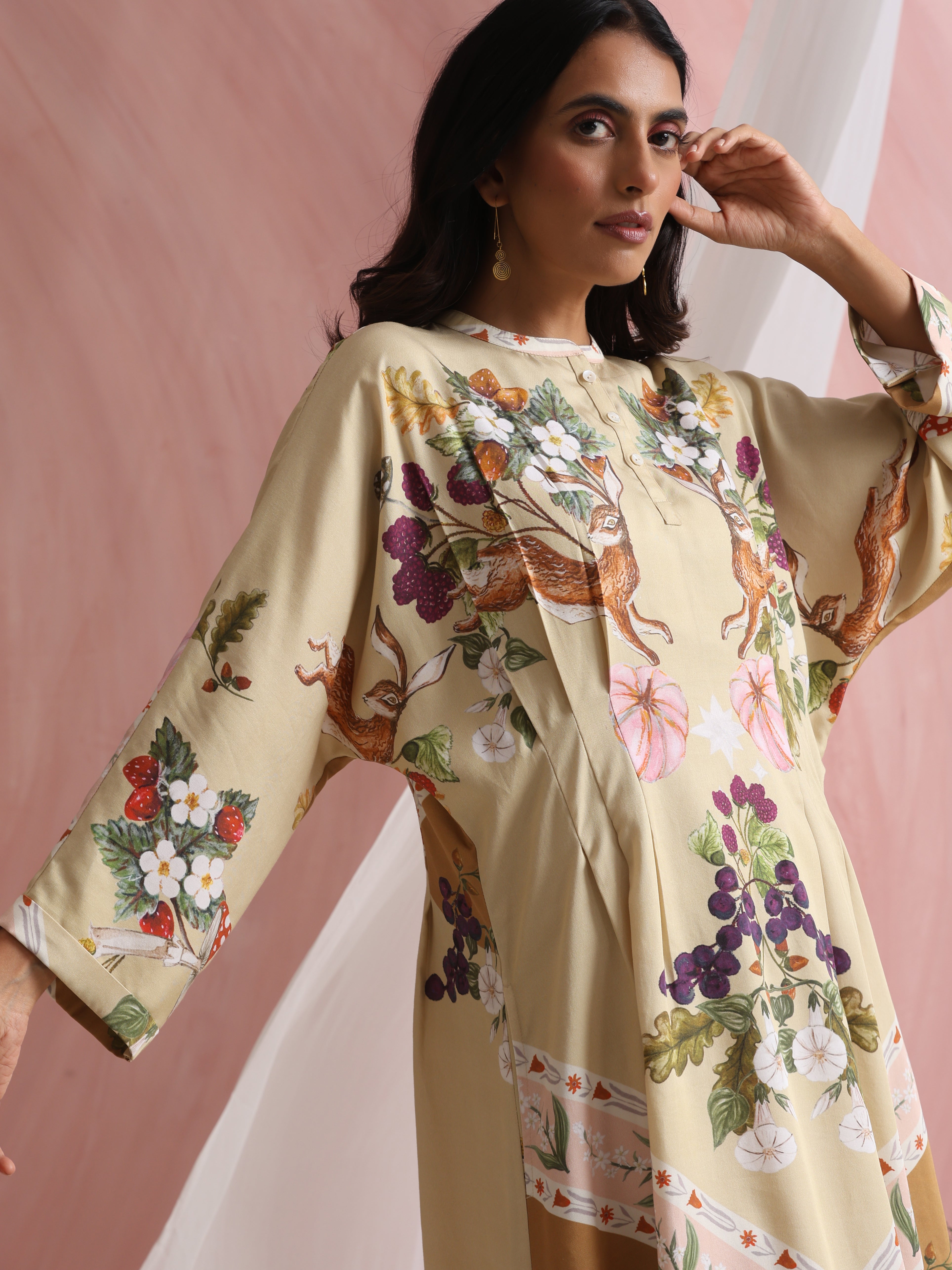 Twilight Pleat Dress