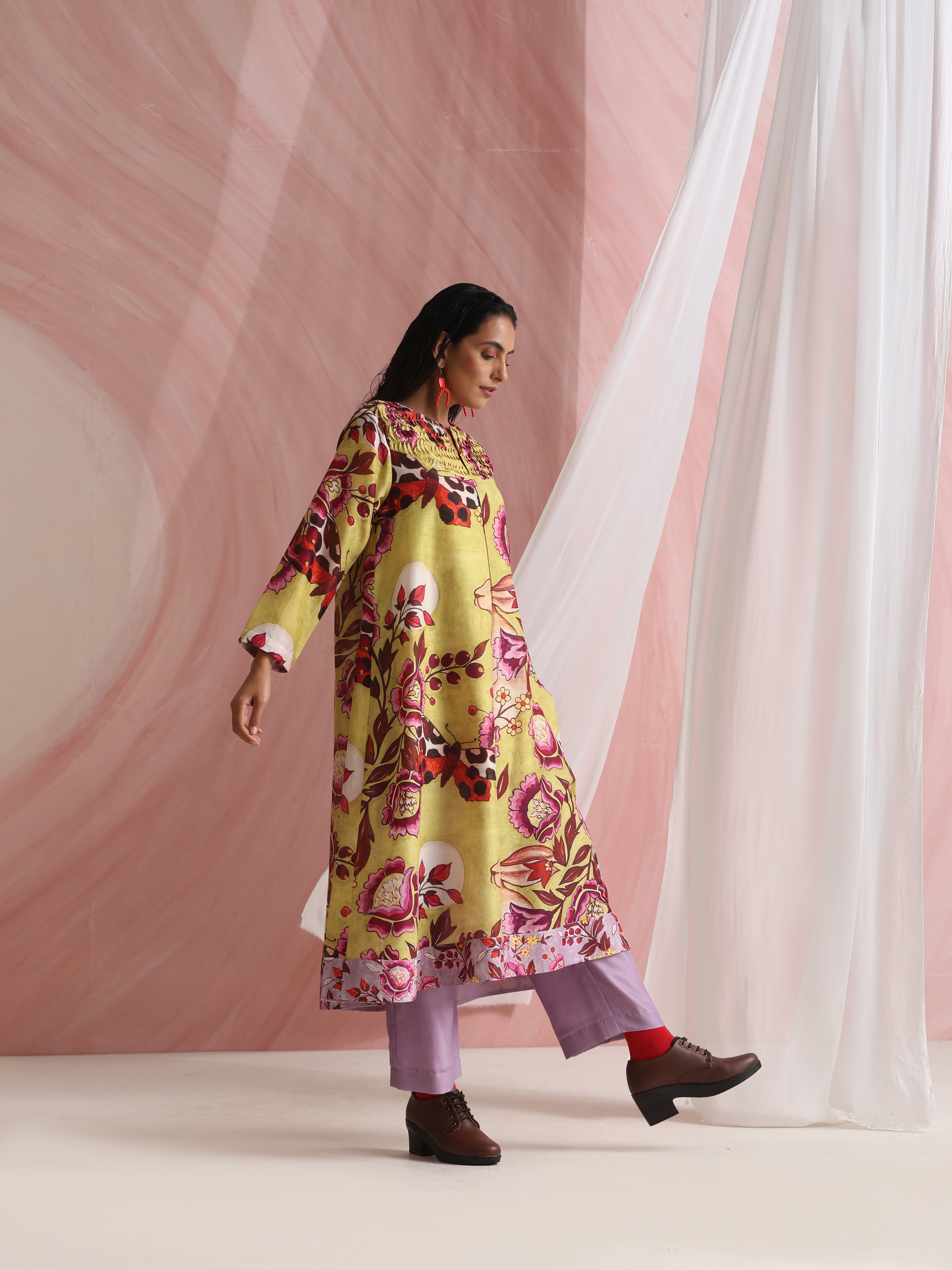 Cinder Chanderi Tunic Set of 2