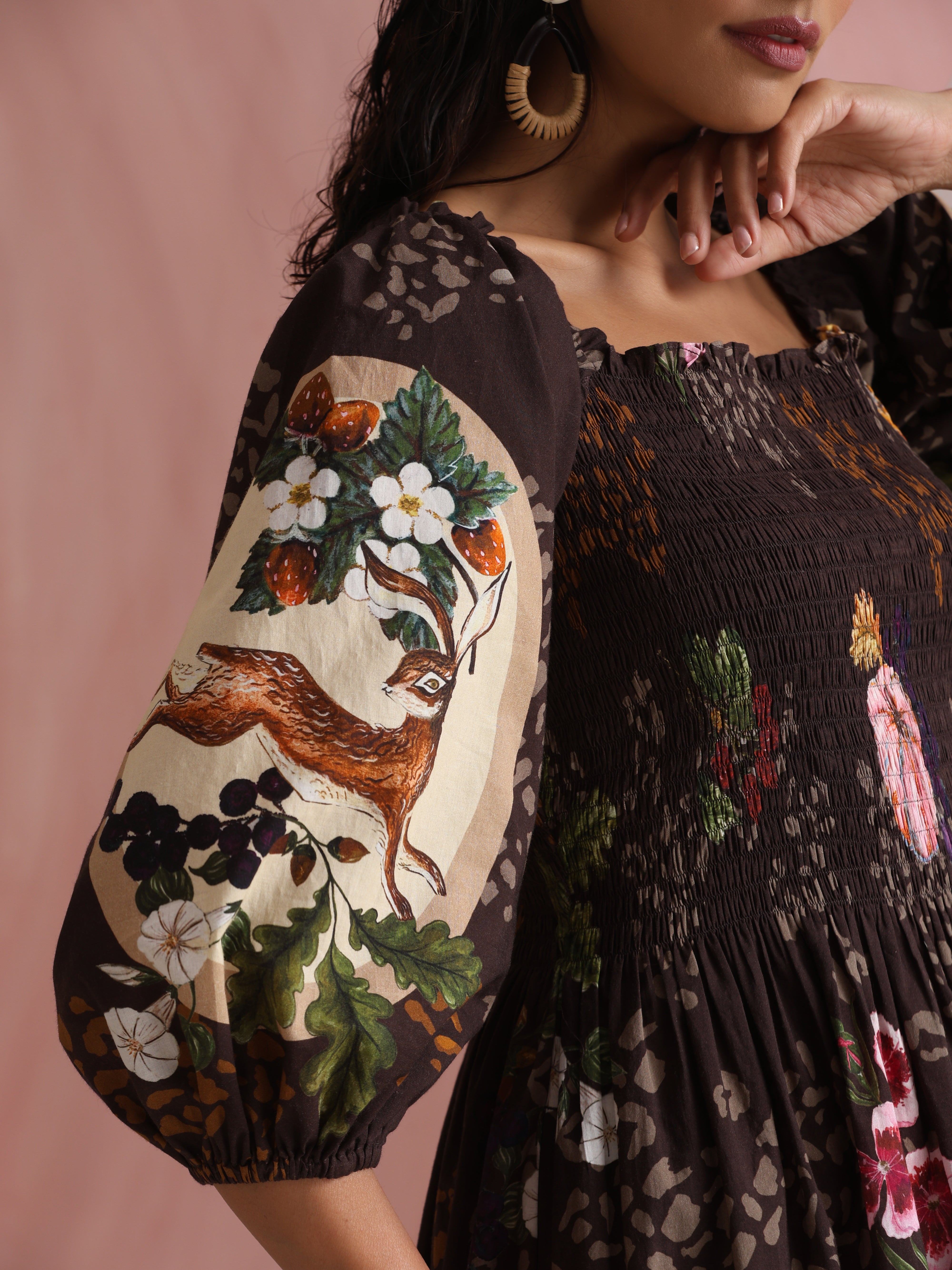 Faunelle Smock Dress