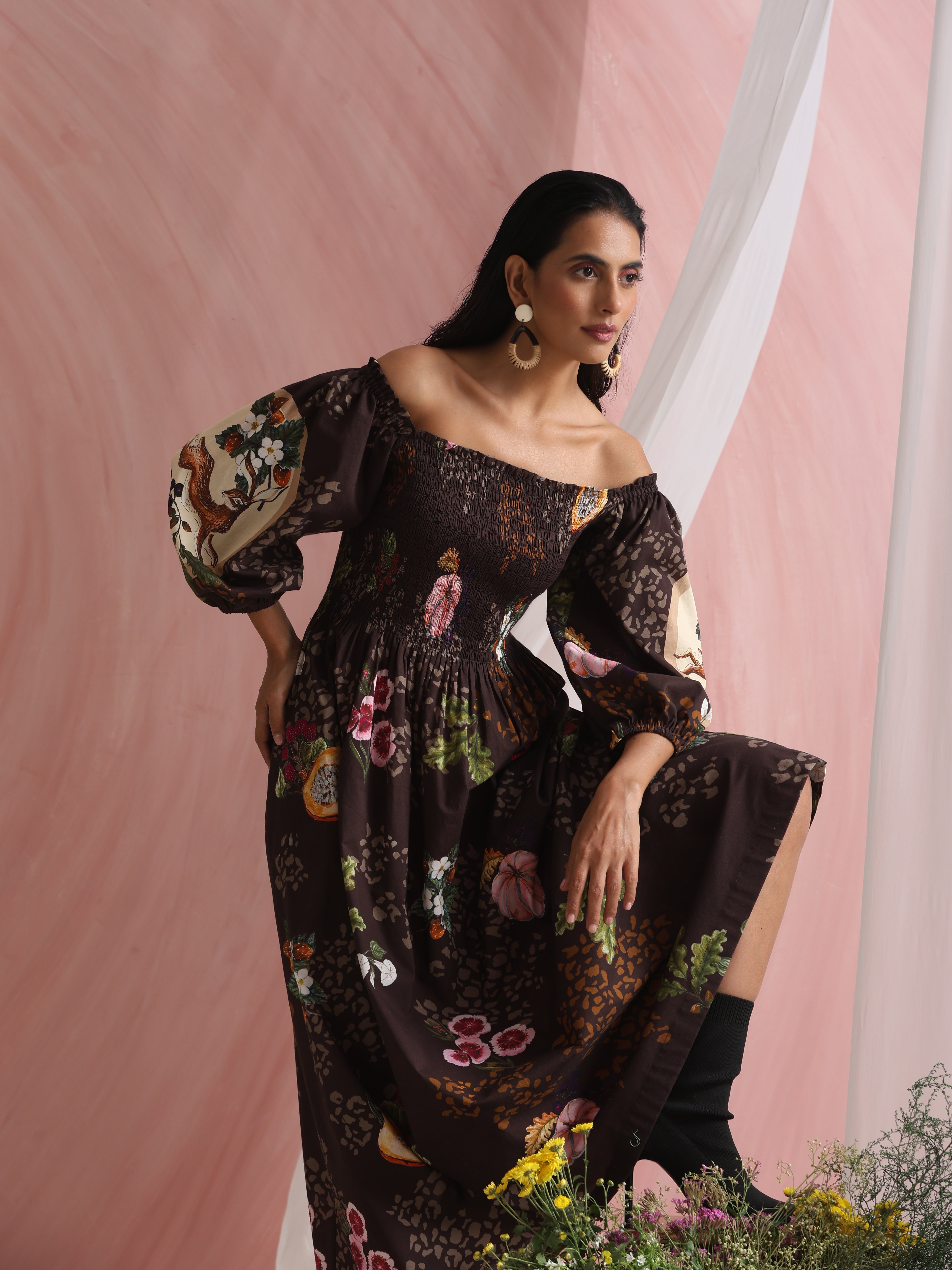 Faunelle Smock Dress