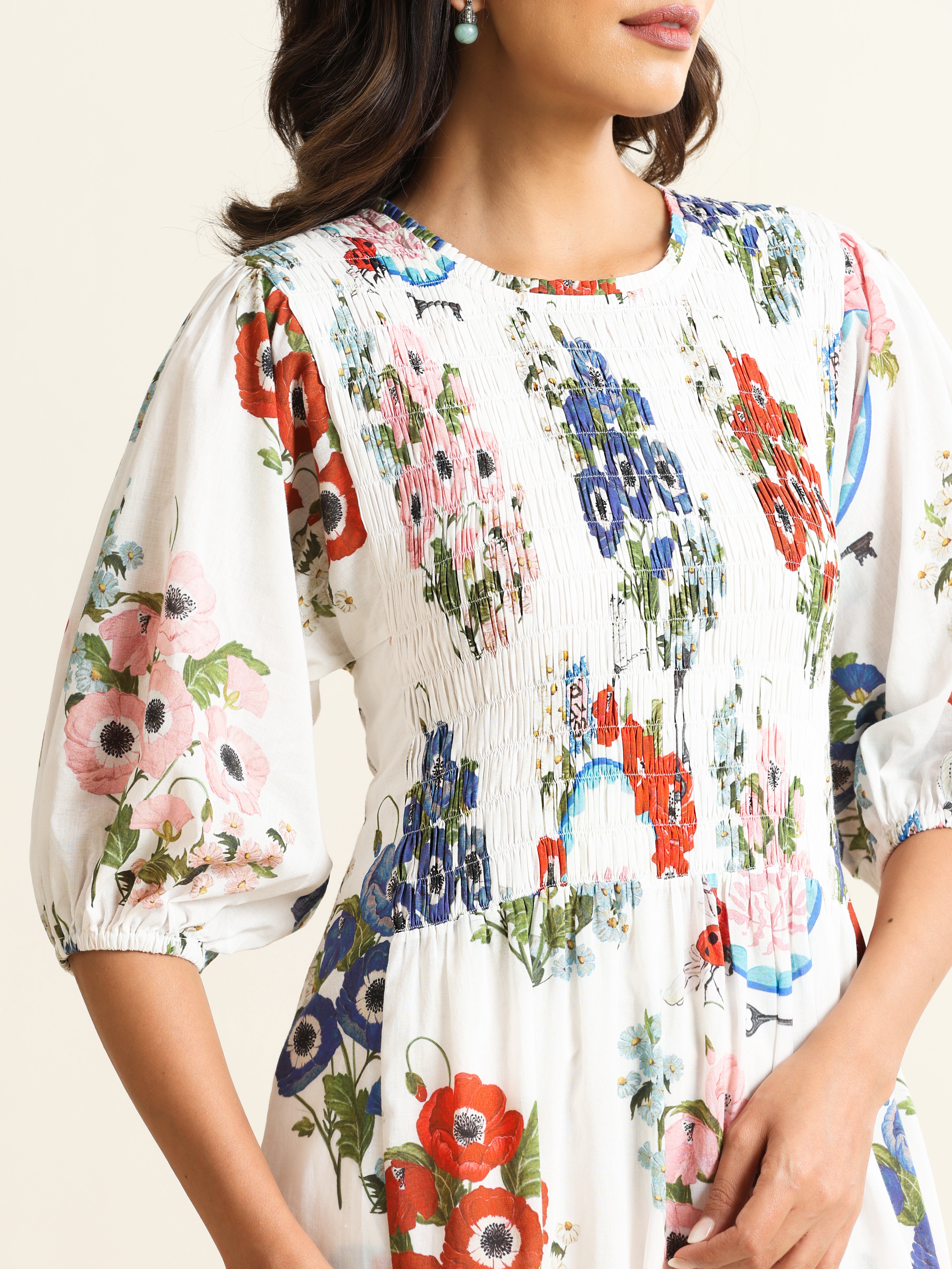 Elara Smock Dress