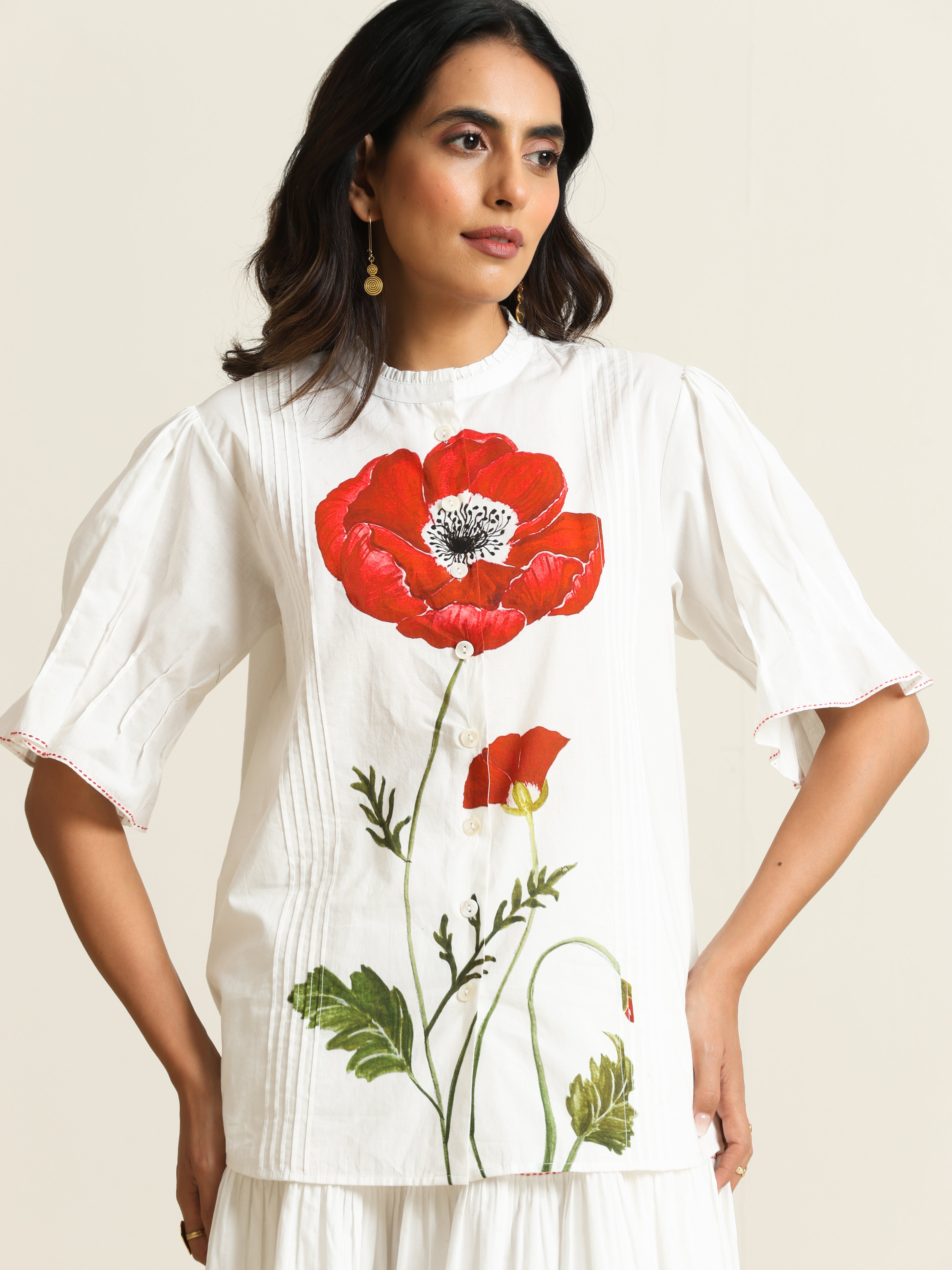 Poppy Shirt & Skirt Set
