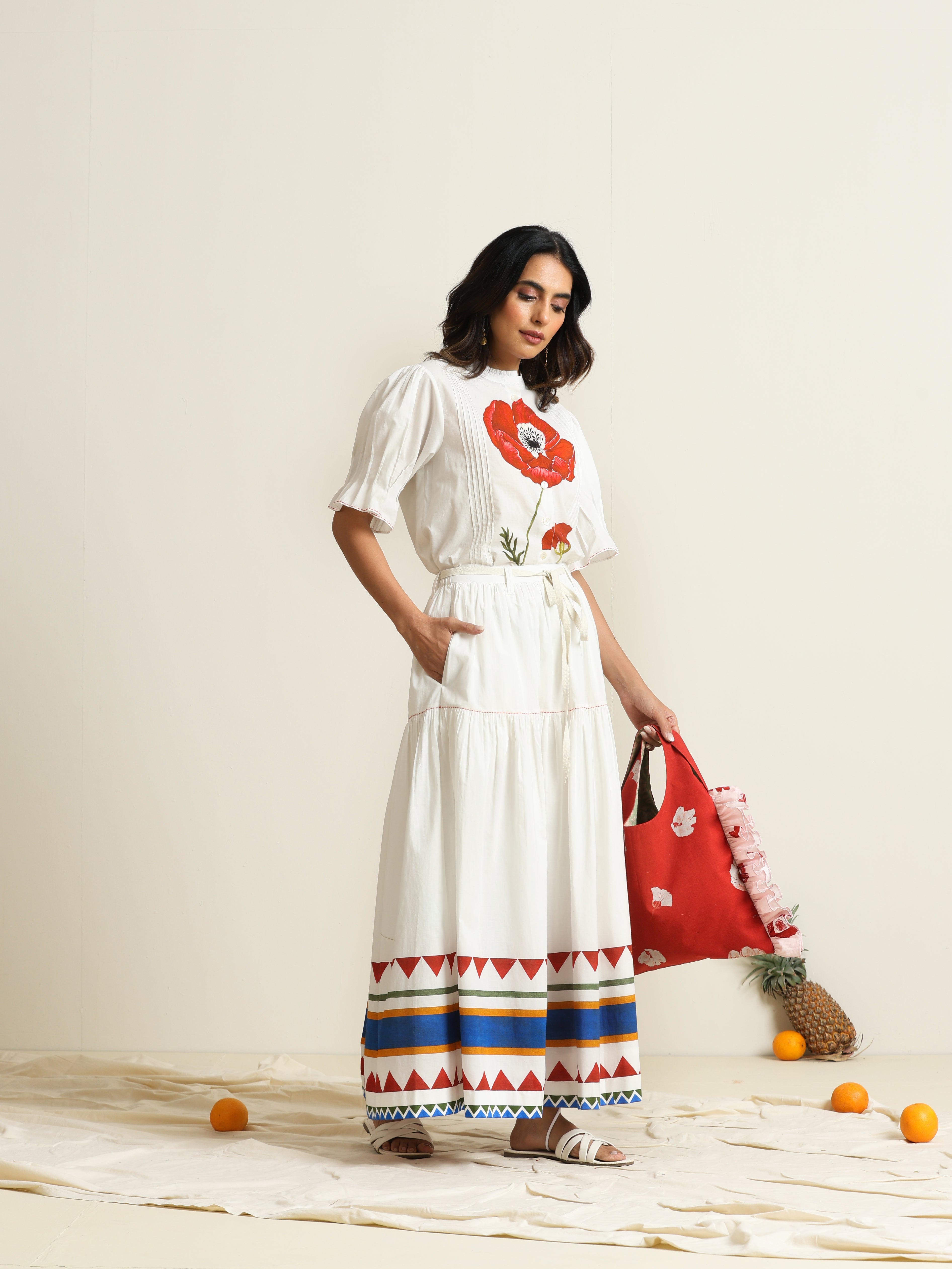 Poppy Shirt & Skirt Set
