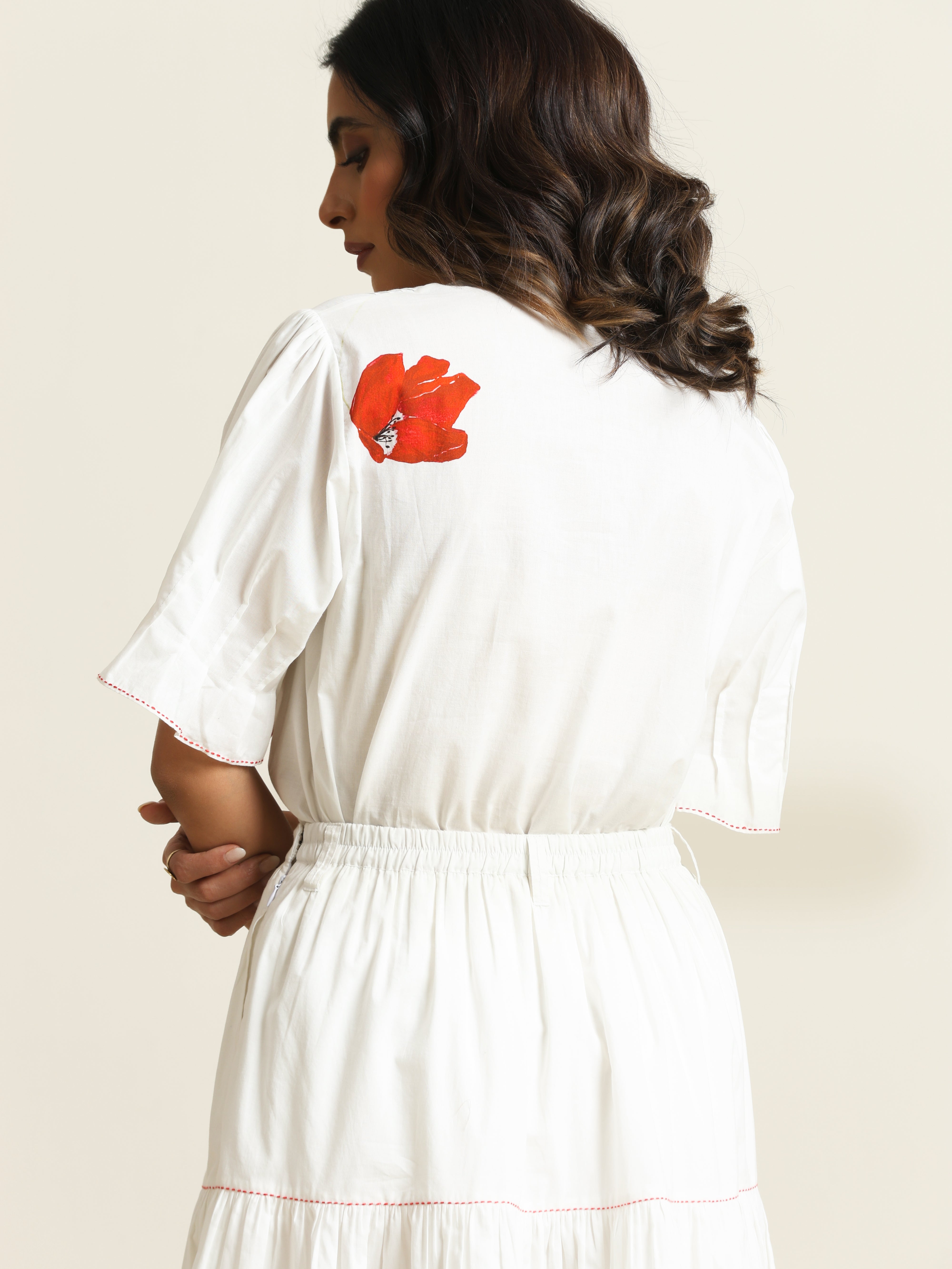 Poppy Shirt & Skirt Set
