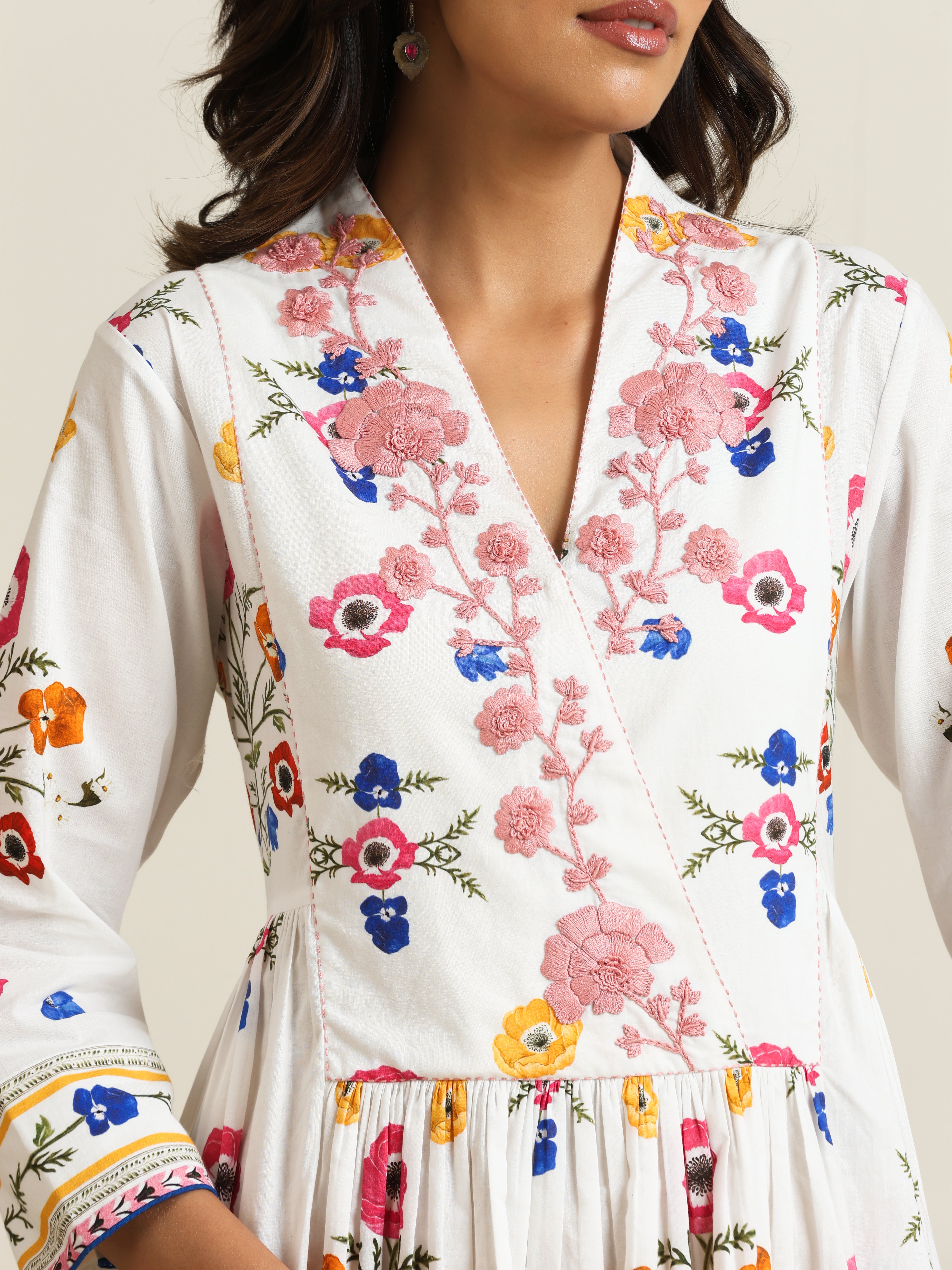 Kai Embroidered Dress
