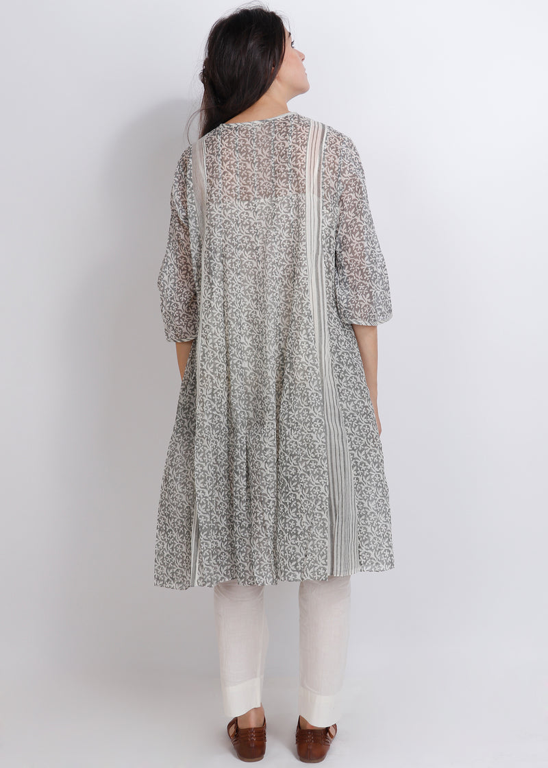Grey Lilac Kali Tunic - shopraiman