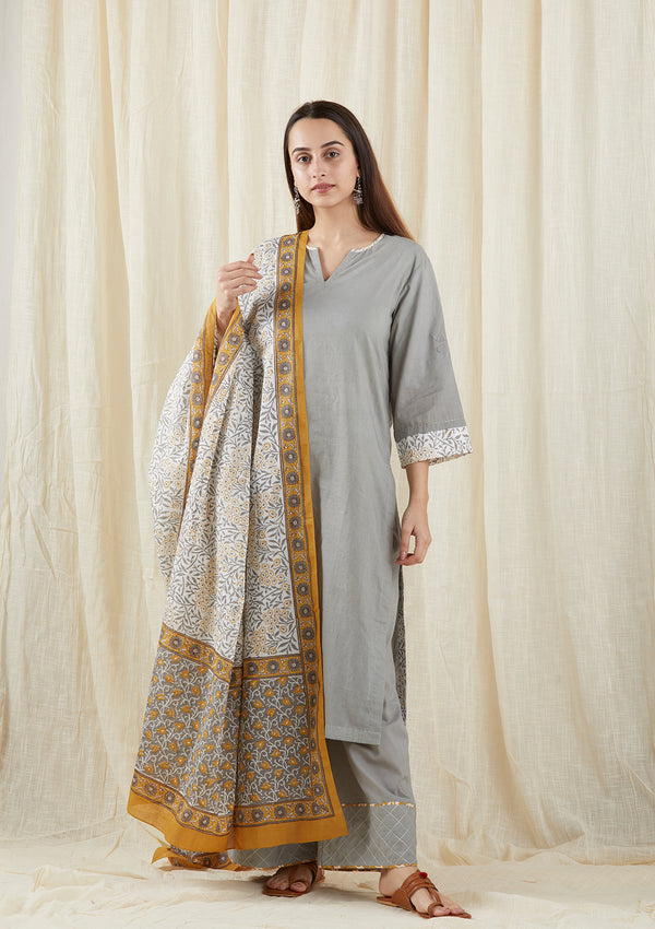 Grey Straight Tunic